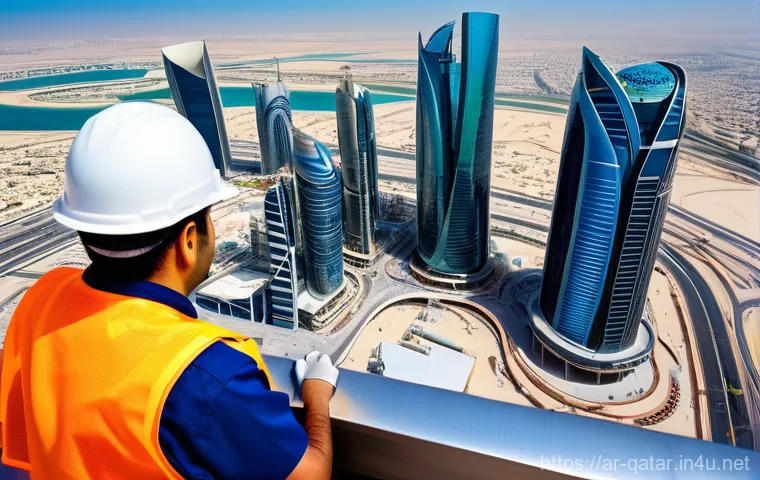 카타르와 외국 노동자 비율 - **A Vibrant Cultural Mosaic in Souq Waqif, Doha:**
    An atmospheric, wide-angle shot capturing the...