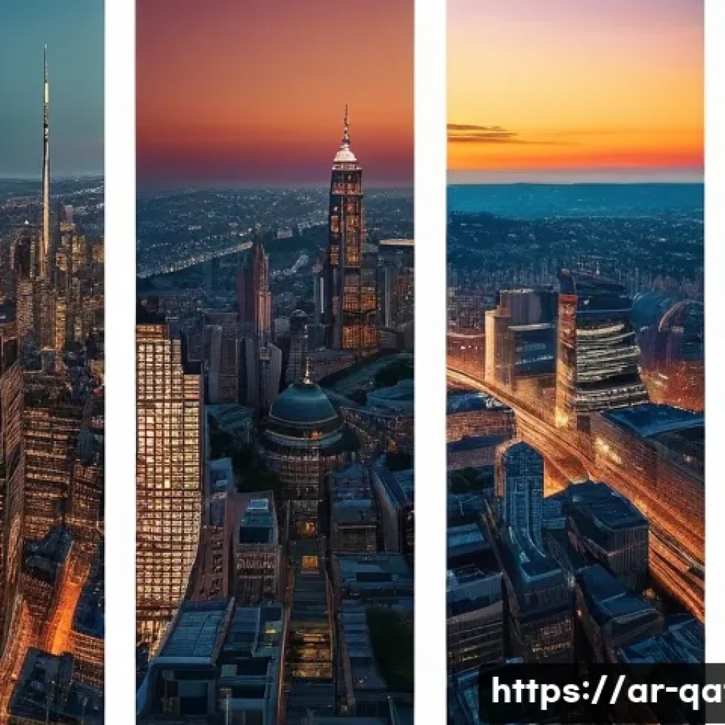 카타르 내 영향력 있는 기업가 - Here are three detailed image prompts in English, designed to adhere to your guidelines: